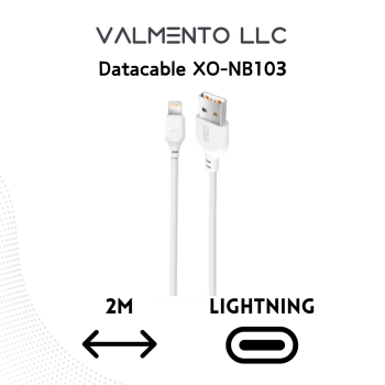 Datakabel XO-NB103, USB-A zu Lightning, Weiß, 2m